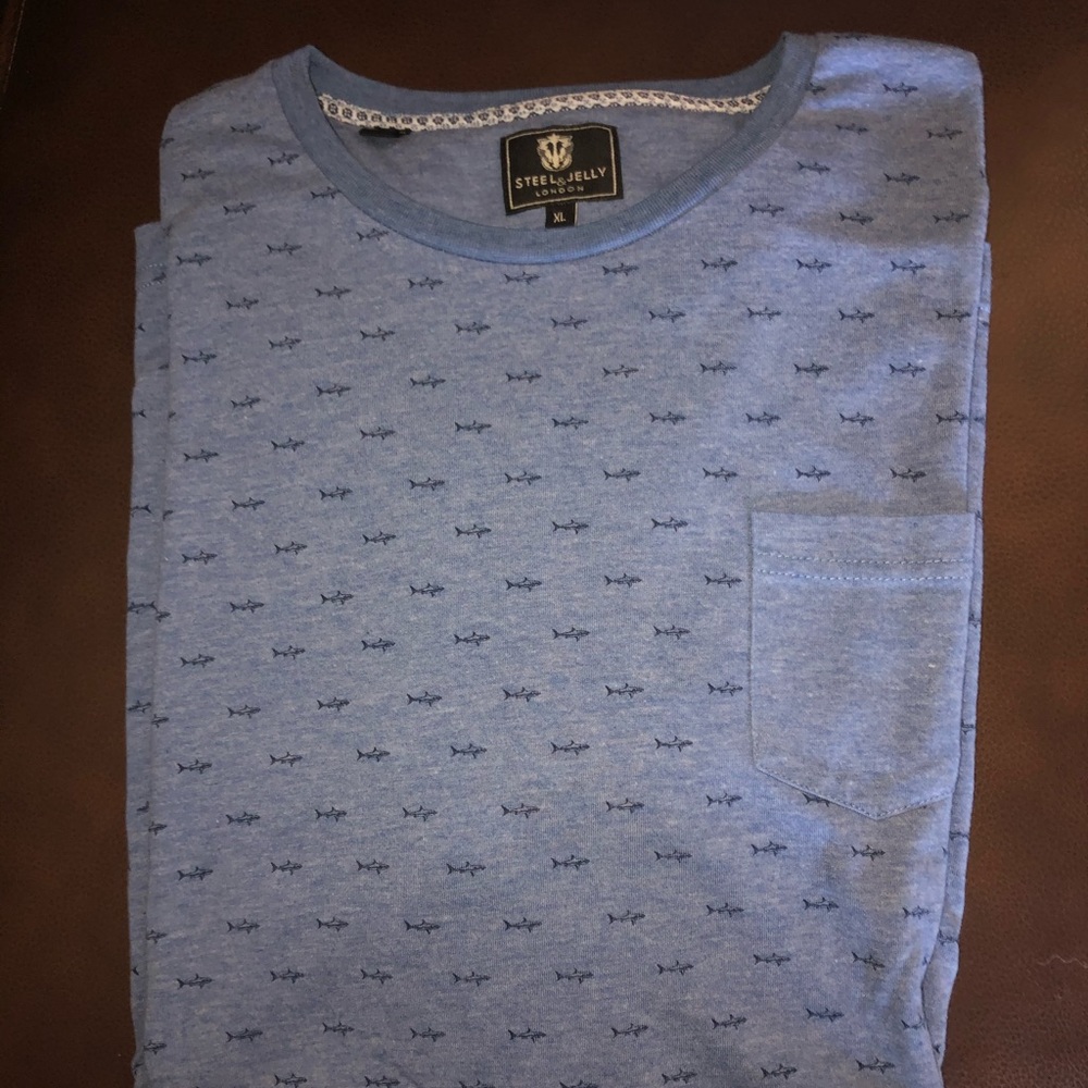 Men’s Blue Shark Shirt